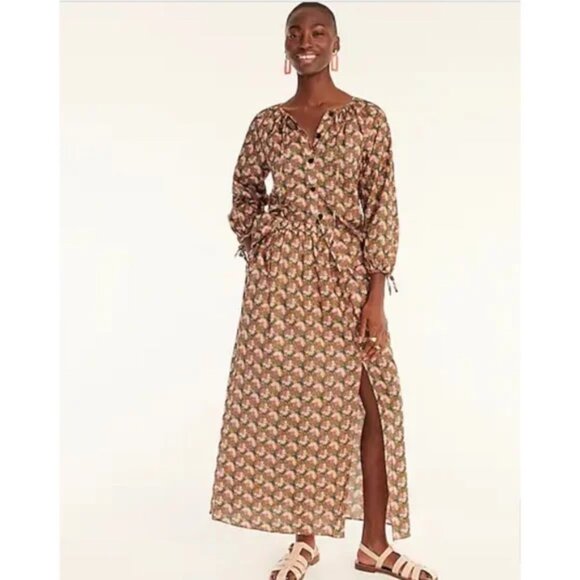 J. CREW Collection SET Liberty Floral Bohemian Top and Maxi Skirt - Picture 2 of 9